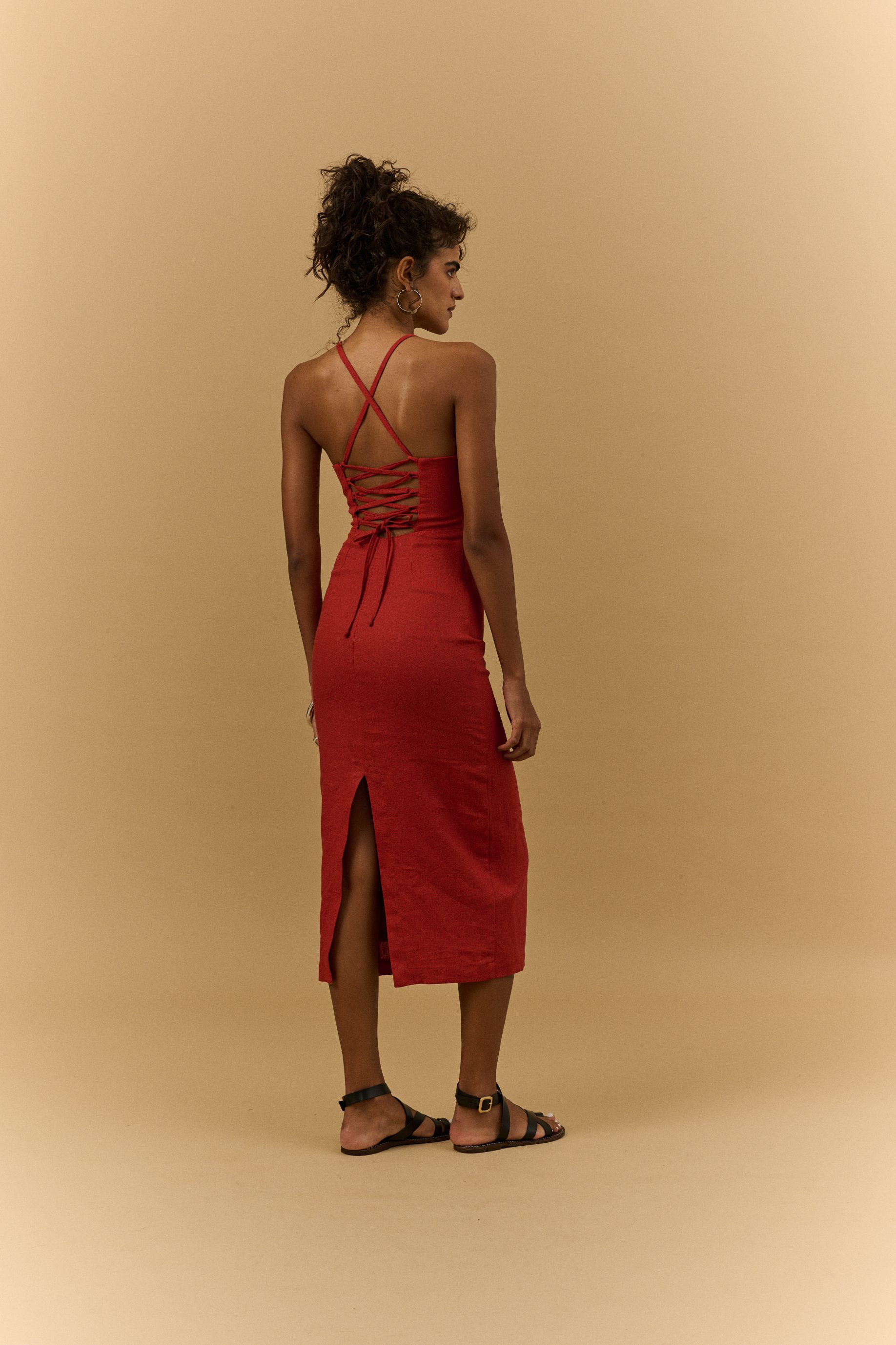 Vestido Midi Carol - Terra - Imagem 5