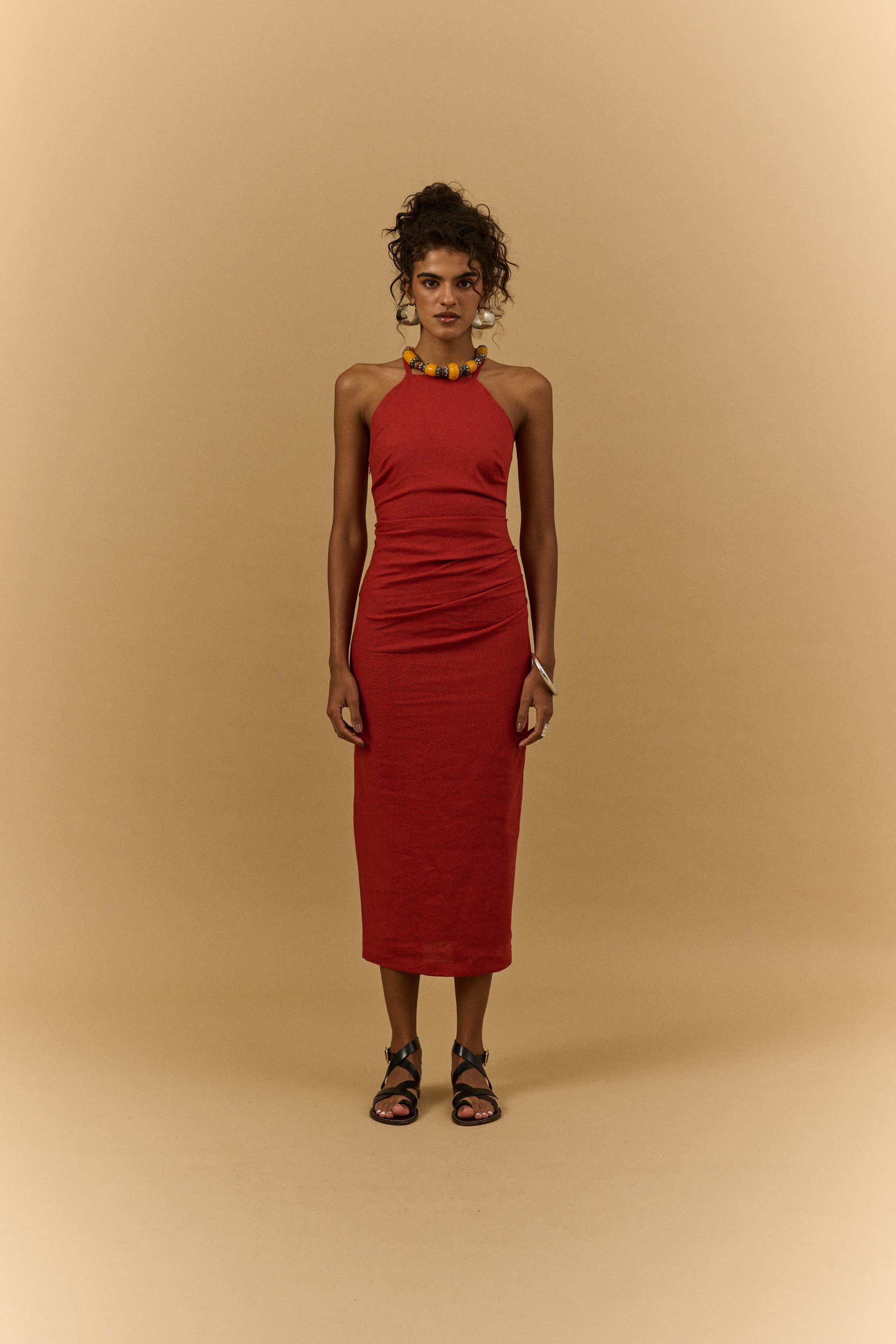 Vestido Midi Carol - Terra - Imagem 6
