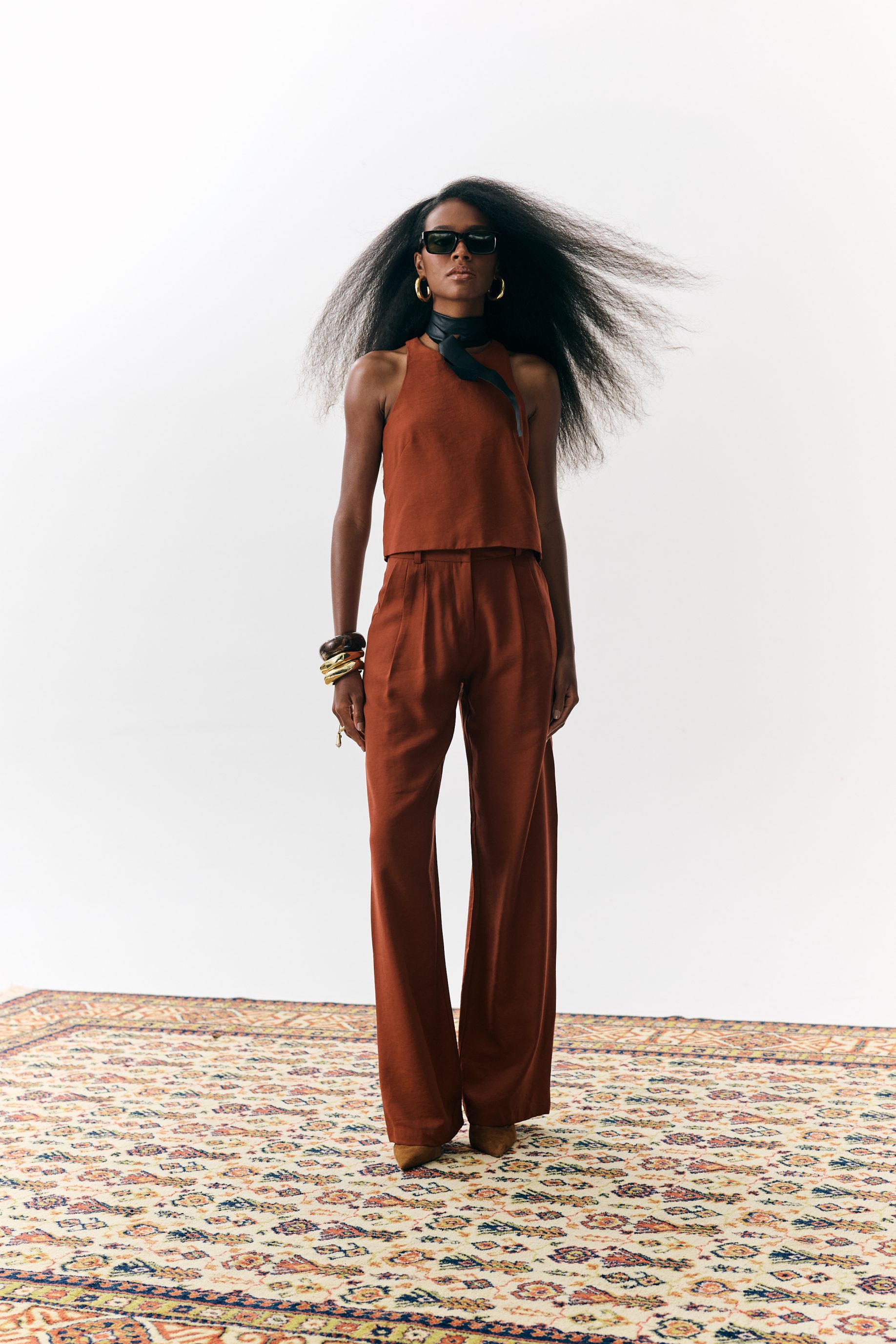 Blusa Nayara - Marrom Conhaque