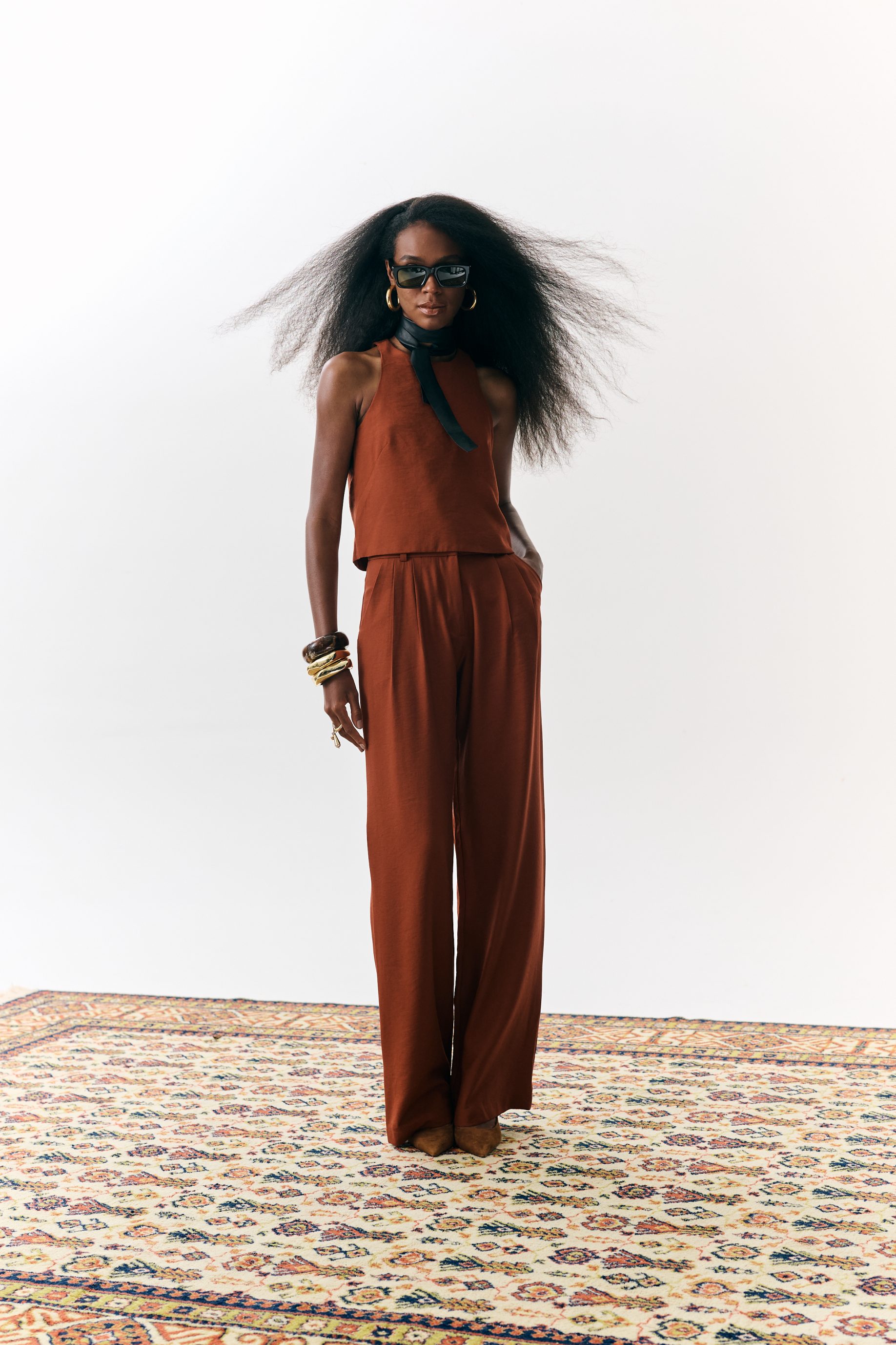 Blusa Nayara - Marrom Conhaque - Imagem 3