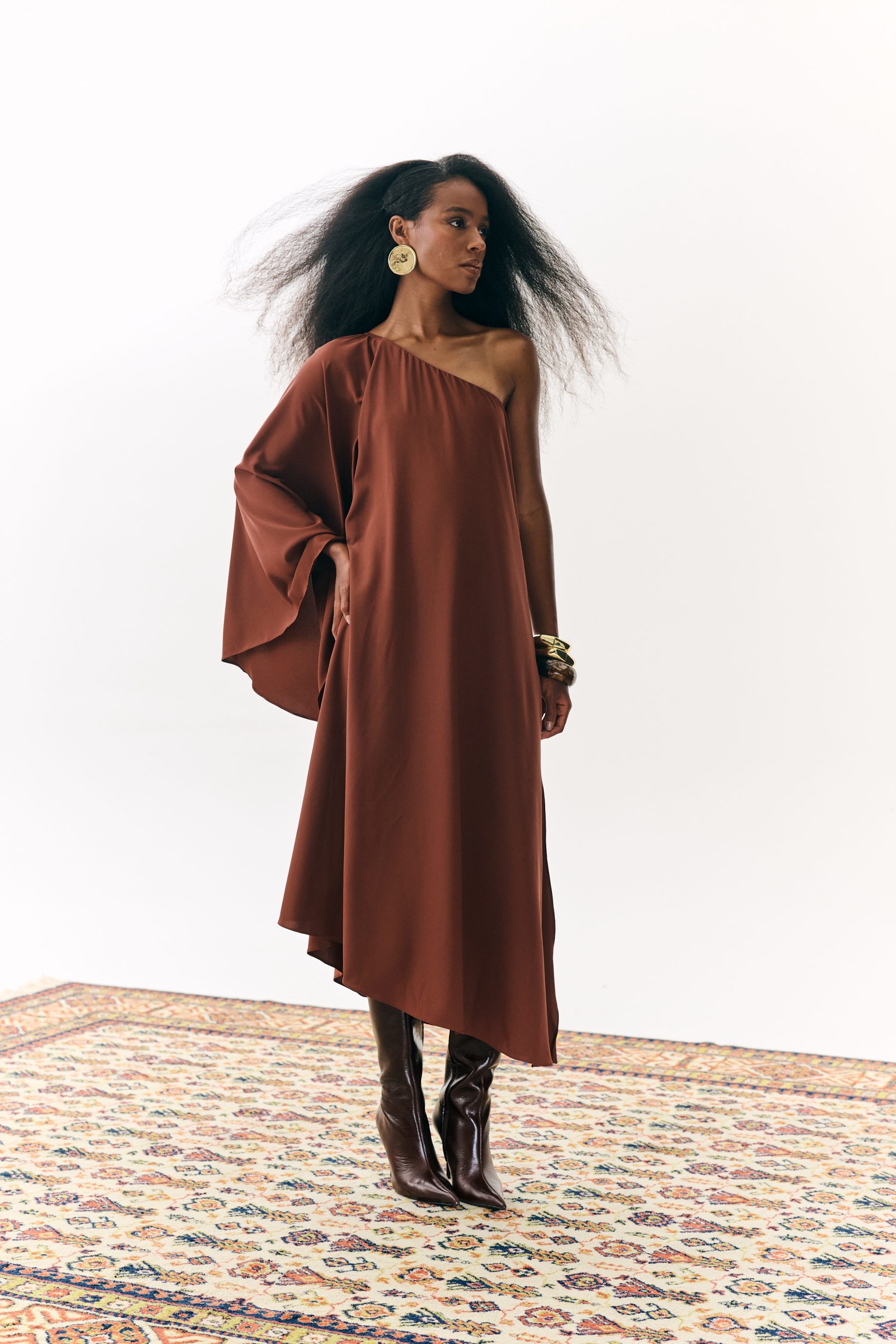 Vestido Braga - Marrom - Imagem 3