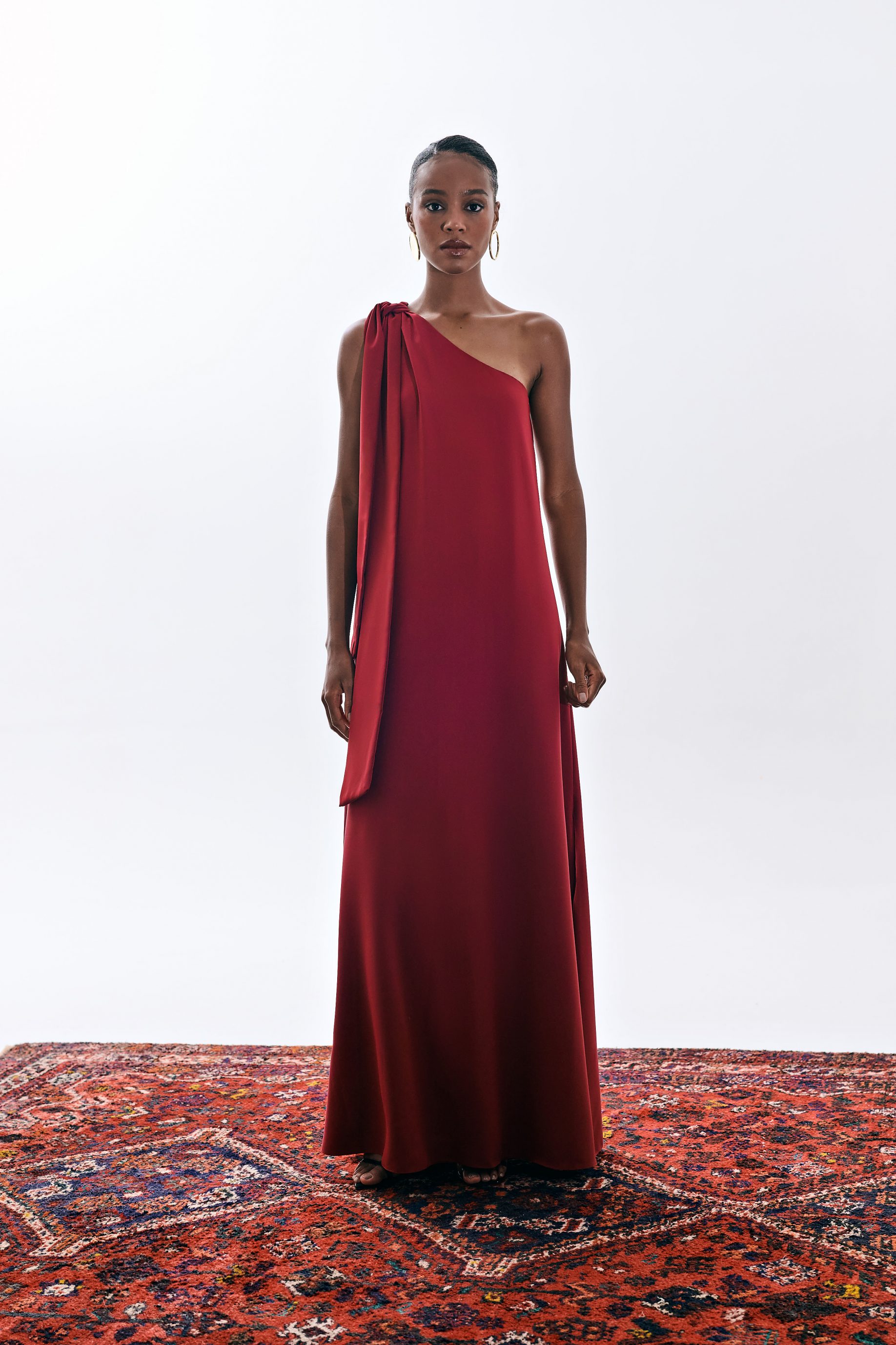 Vestido Erika - Vinho