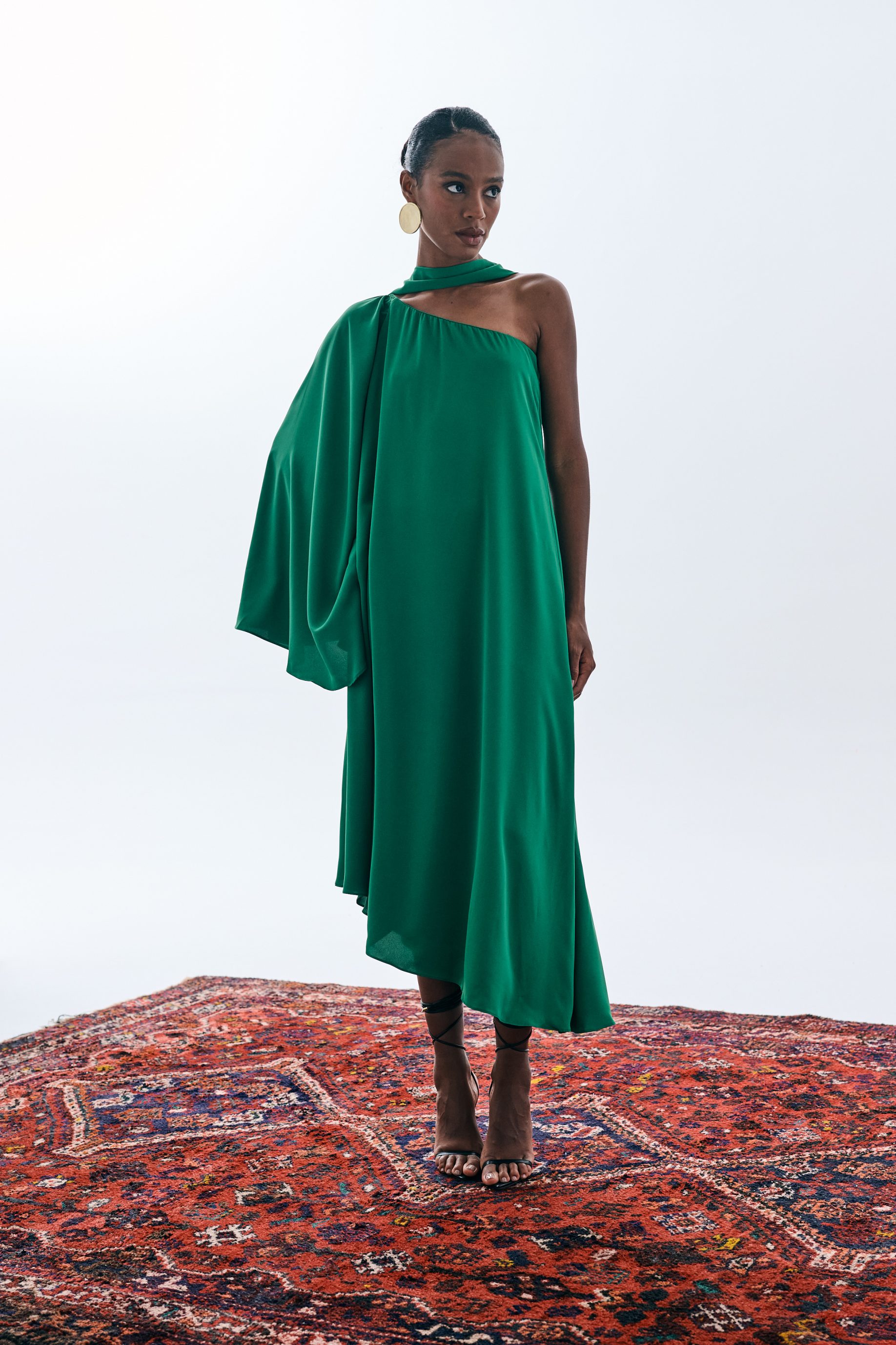 Vestido Braga - Verde bandeira - Imagem 3