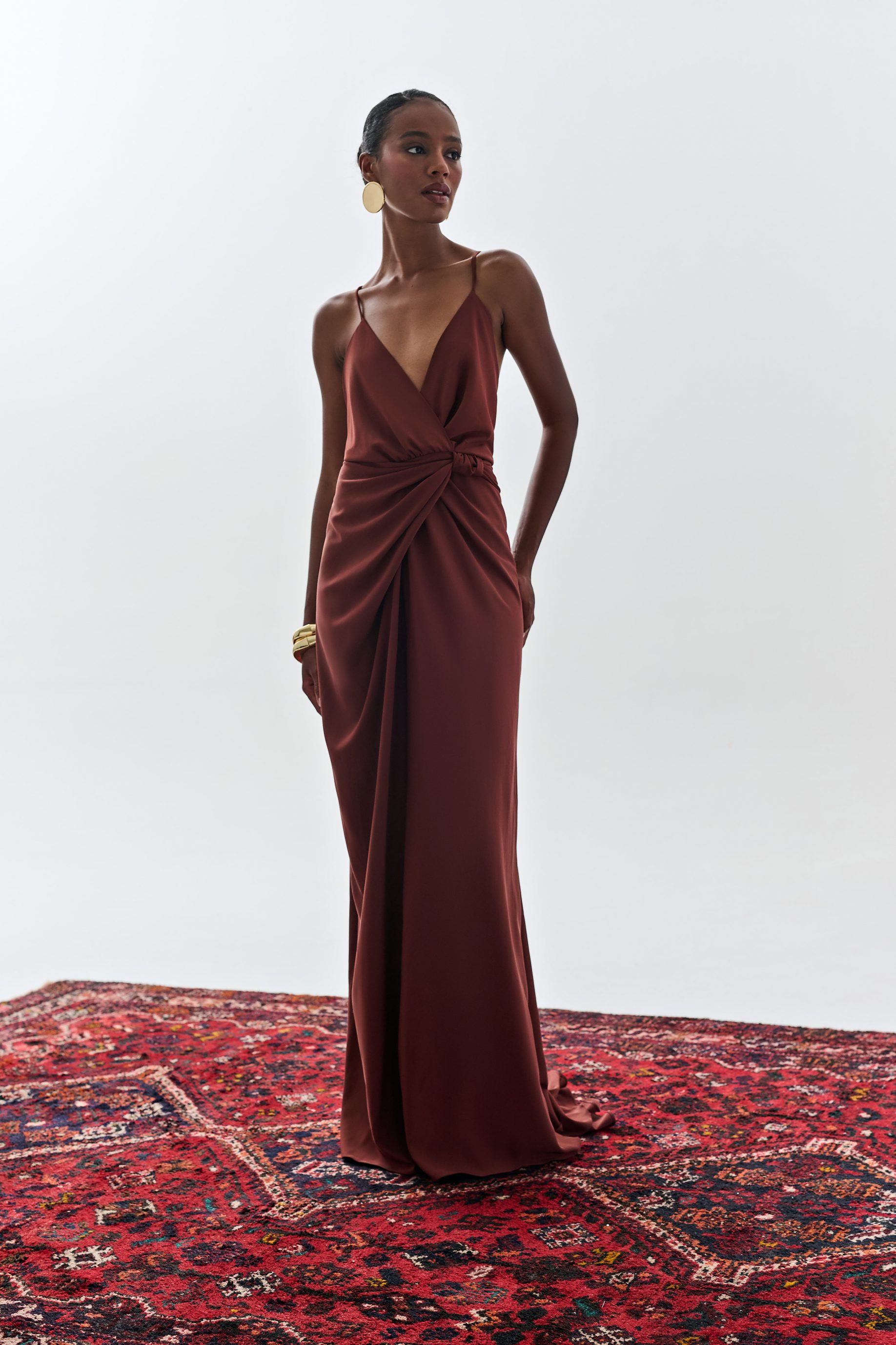 Vestido Pri - Marrom