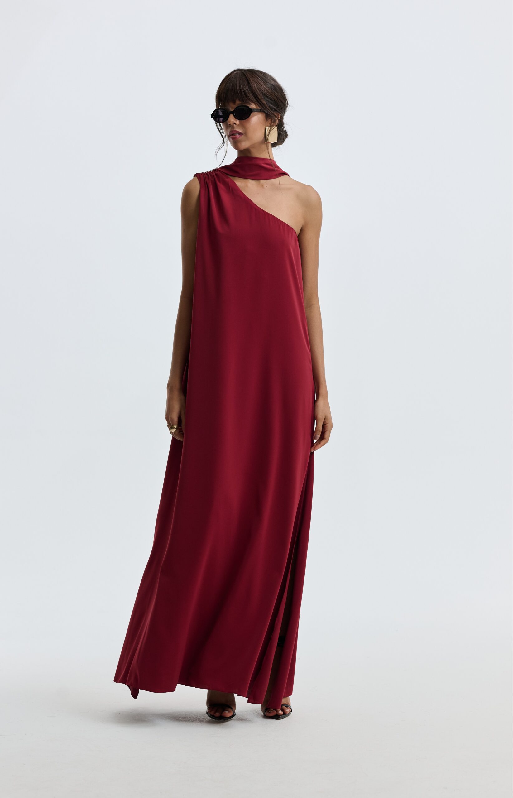 Vestido Erika - Vinho