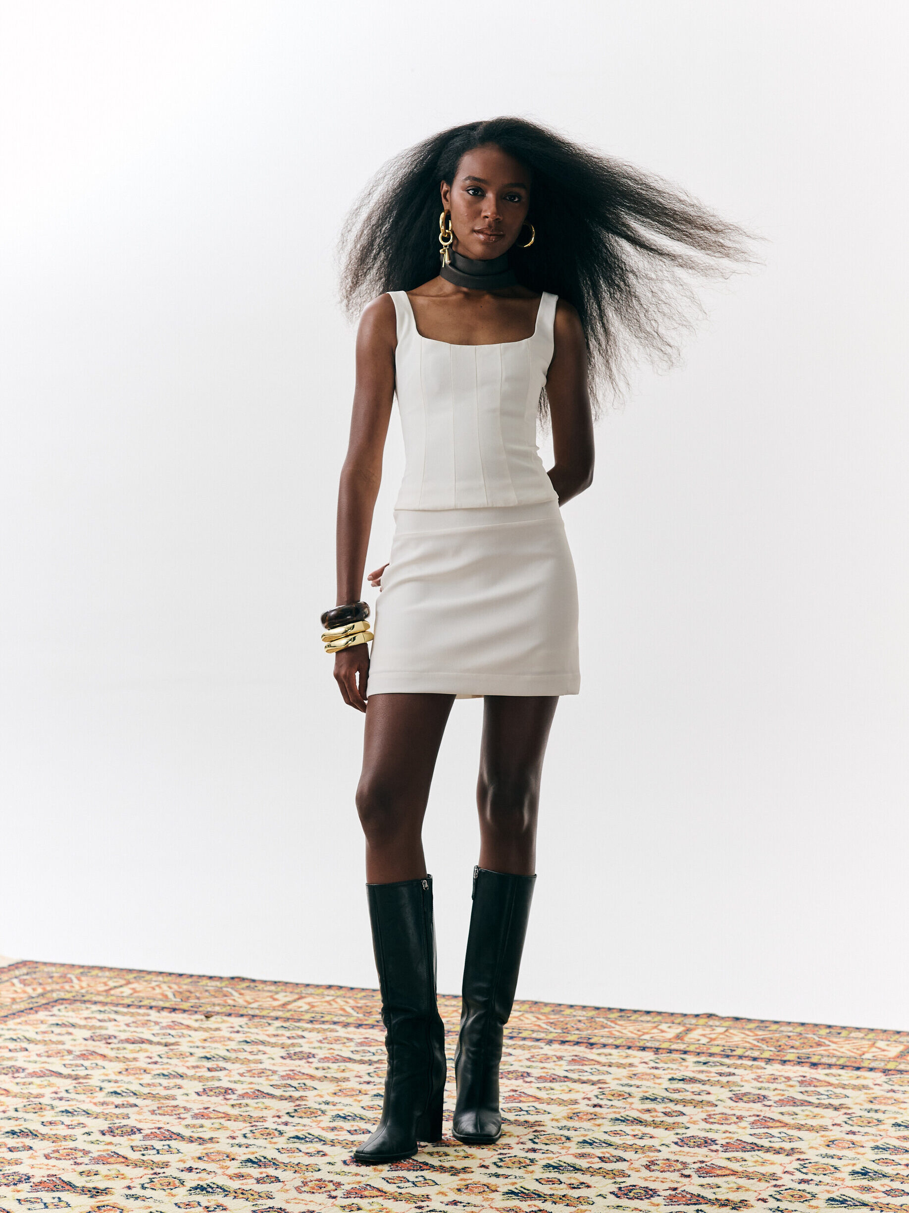 Mini Saia Emília - Off White