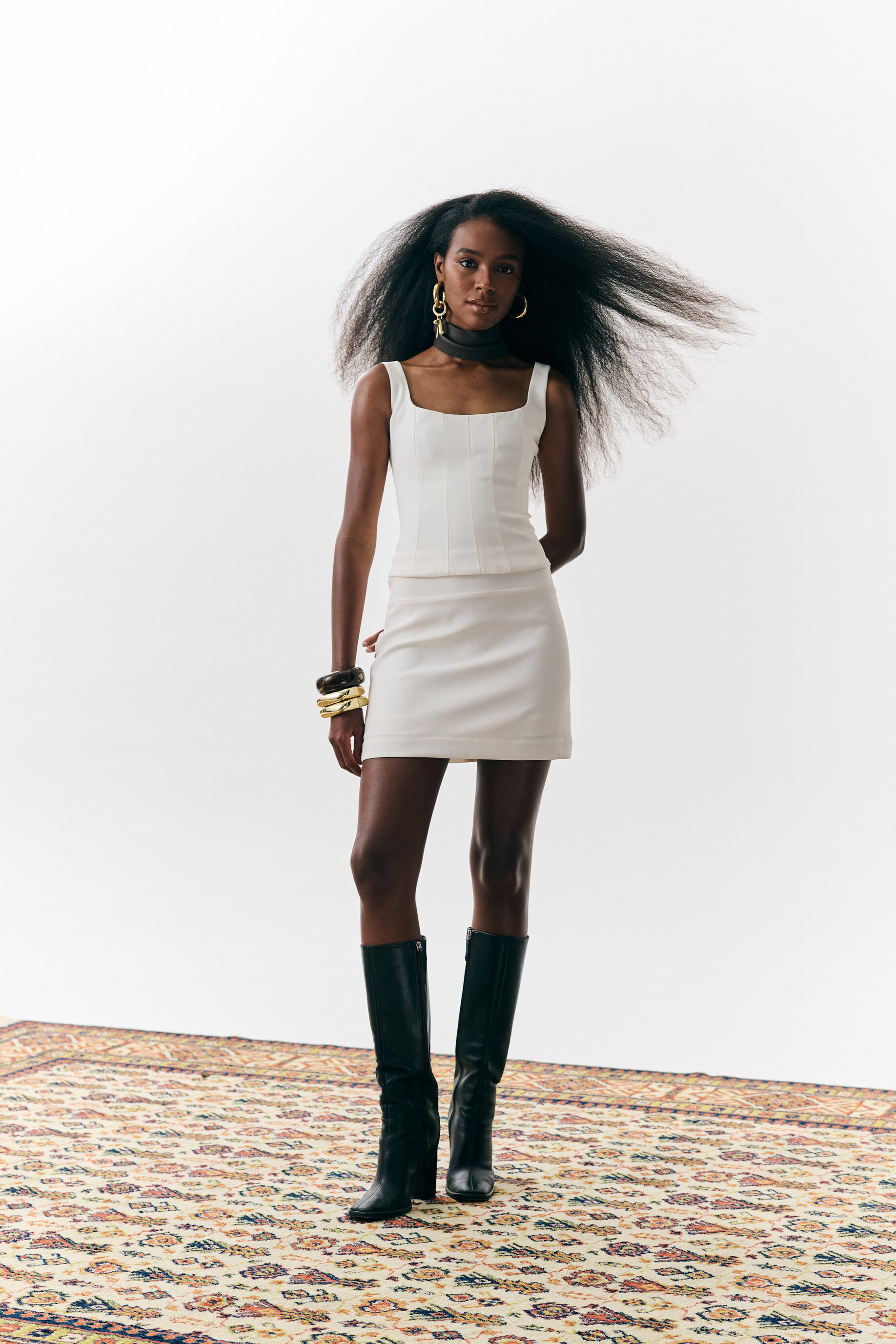 Mini Saia Emília - Off White