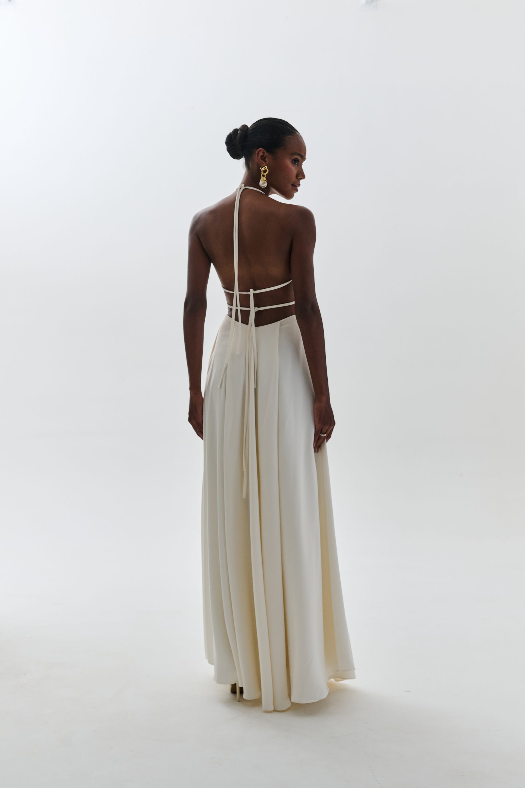 Vestido Frente Única Alessia - Off white - Imagem 4