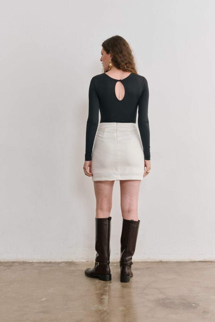 Mini Saia Emília - Off White - Imagem 5