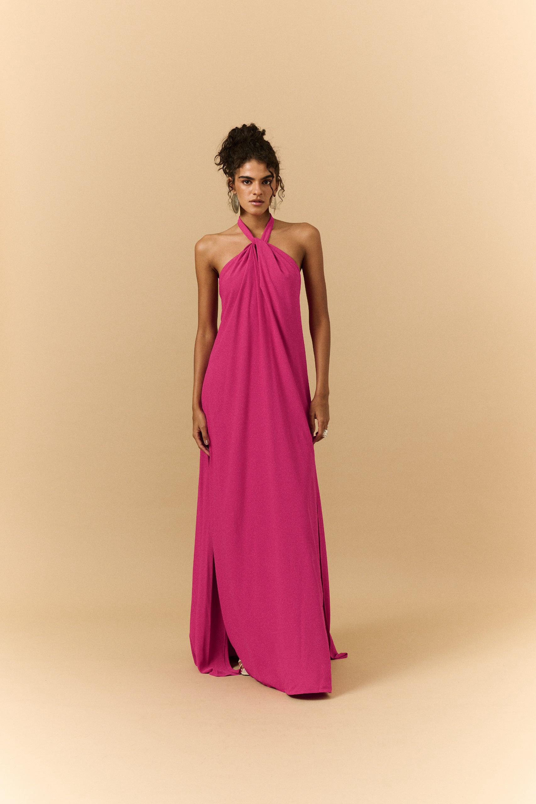 Vestido Dih - Rosa Chiclete