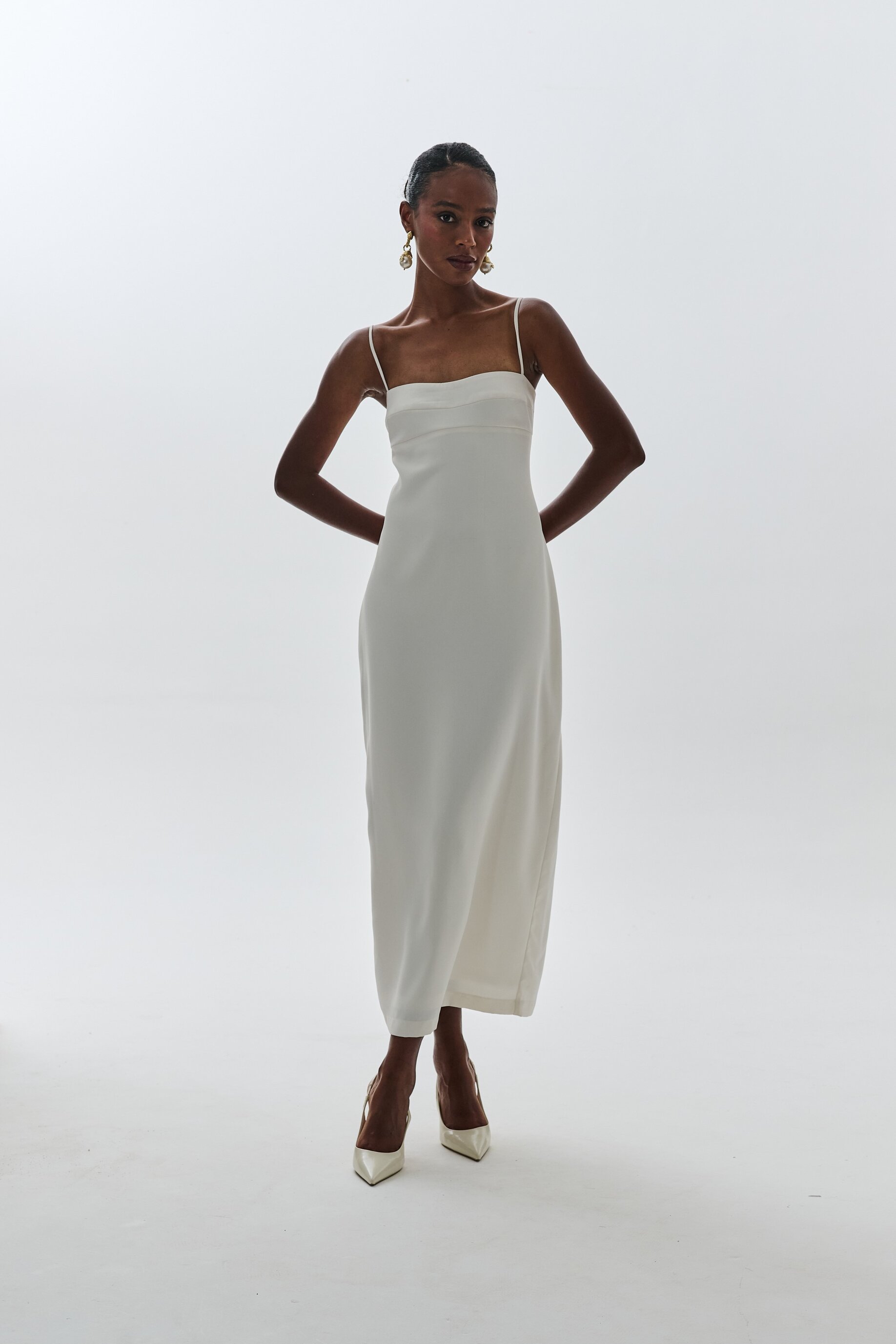 Vestido Bojo Reto Aria - Off White