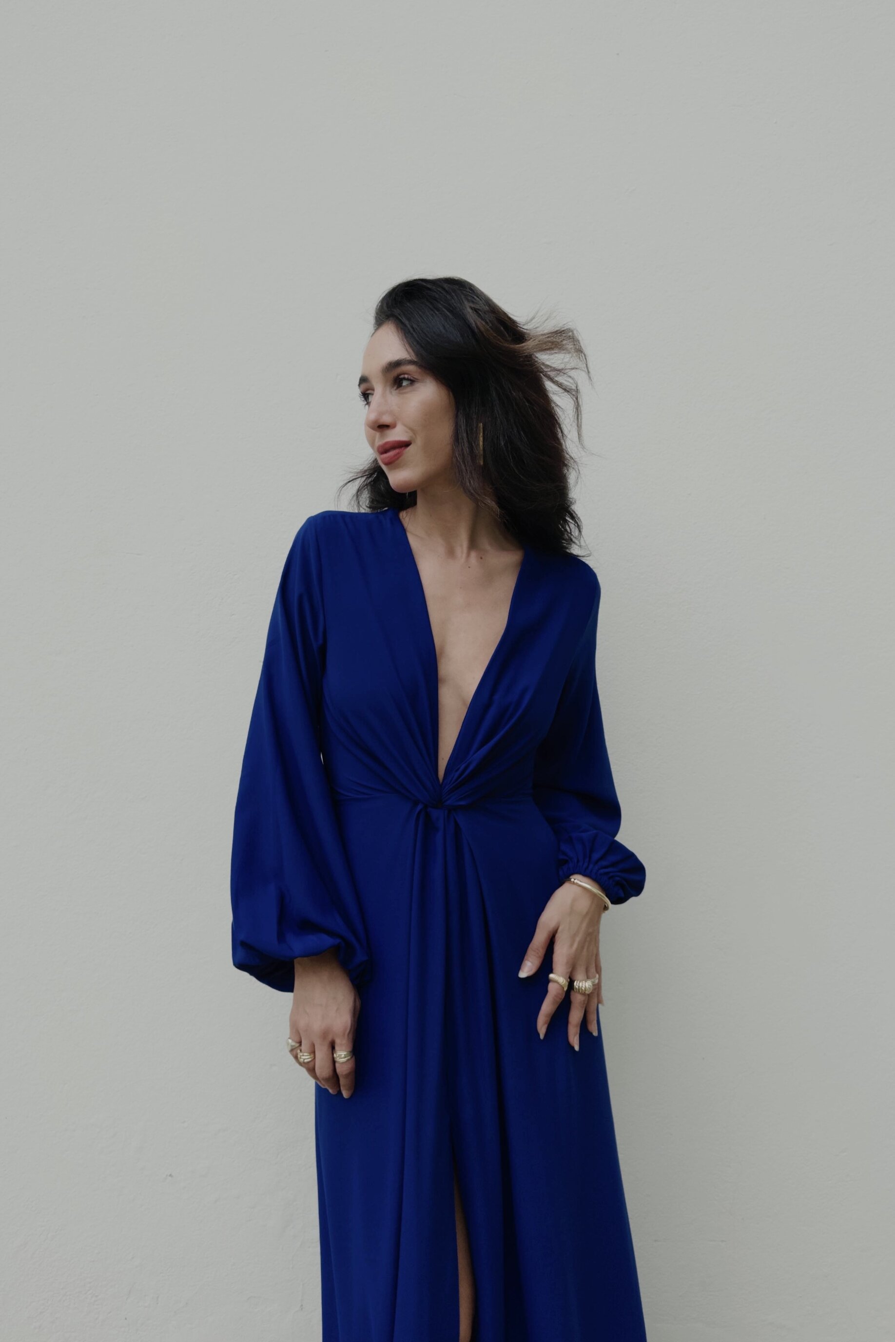 Vestido Catarina - Azul Bic