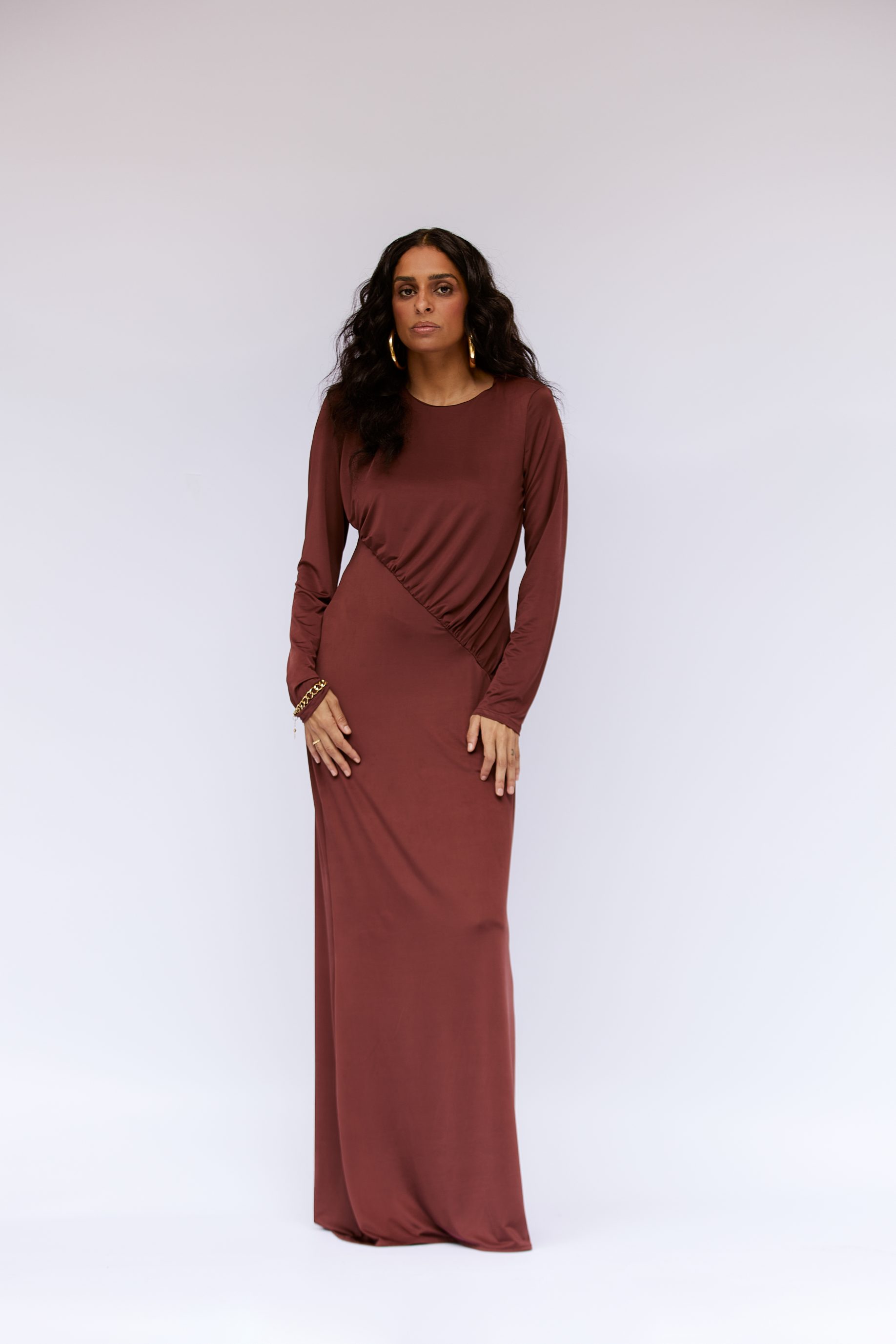 Vestido Camille - Marrom