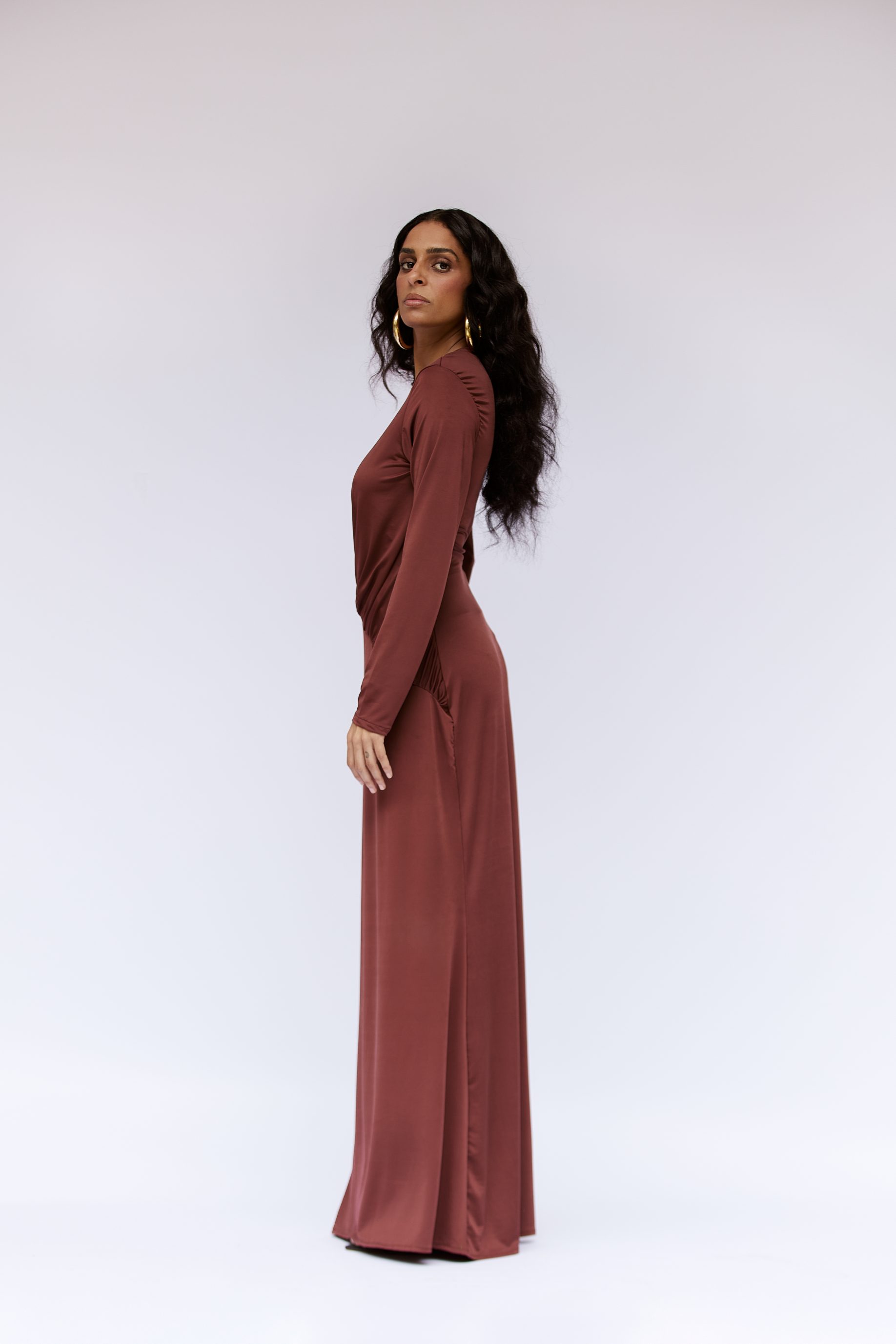 Vestido Camille - Marrom - Imagem 3