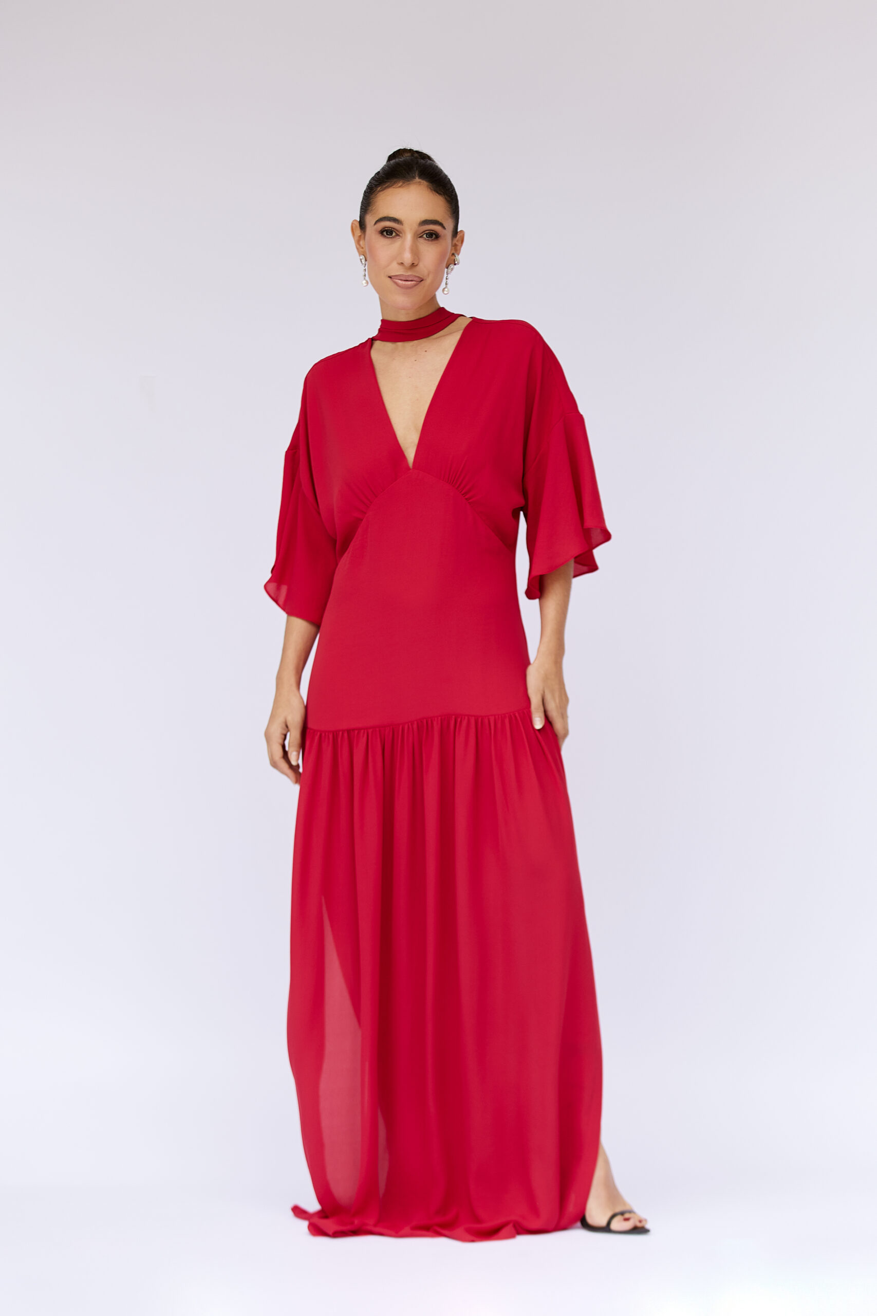 Vestido Margô - Vermelho