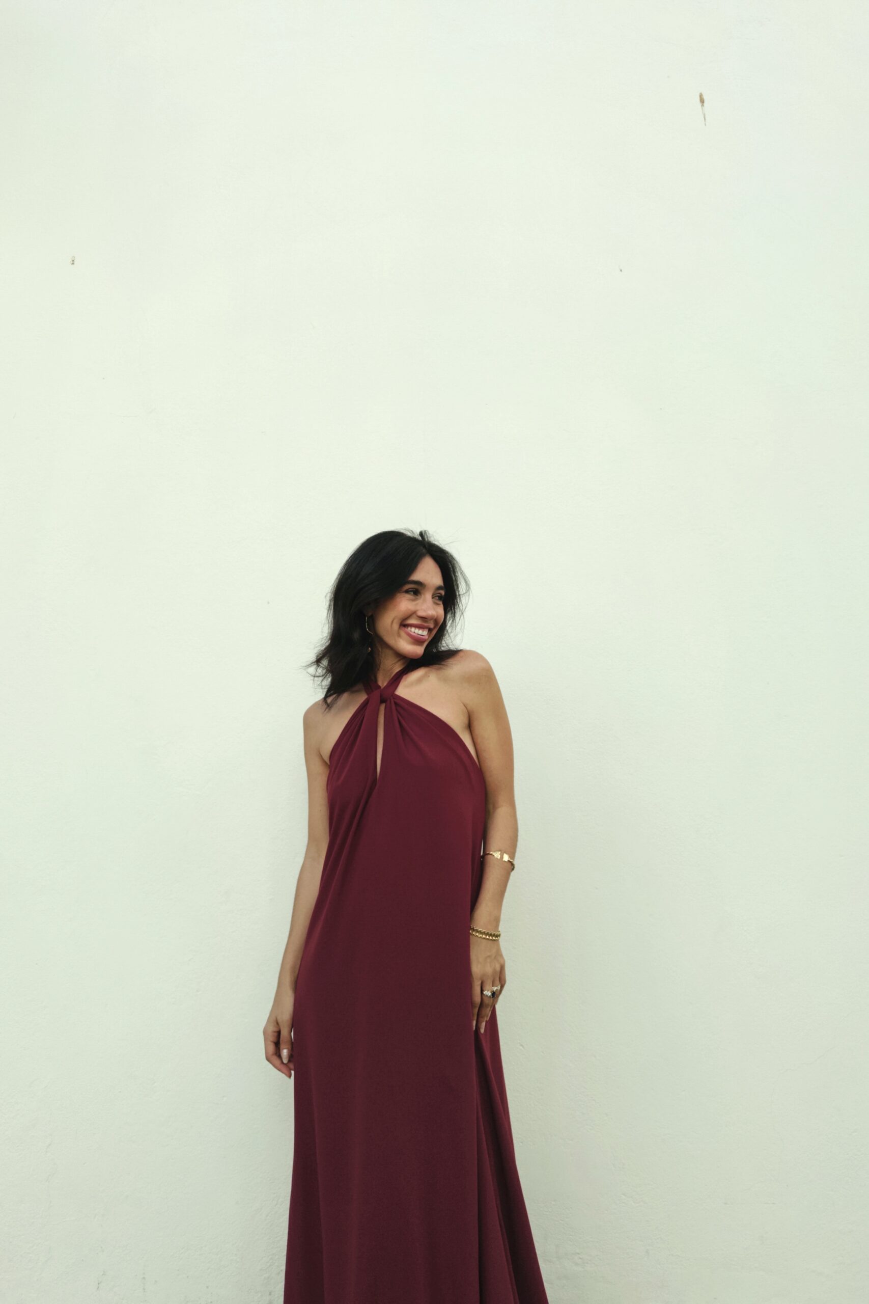 Vestido Dih - Vinho