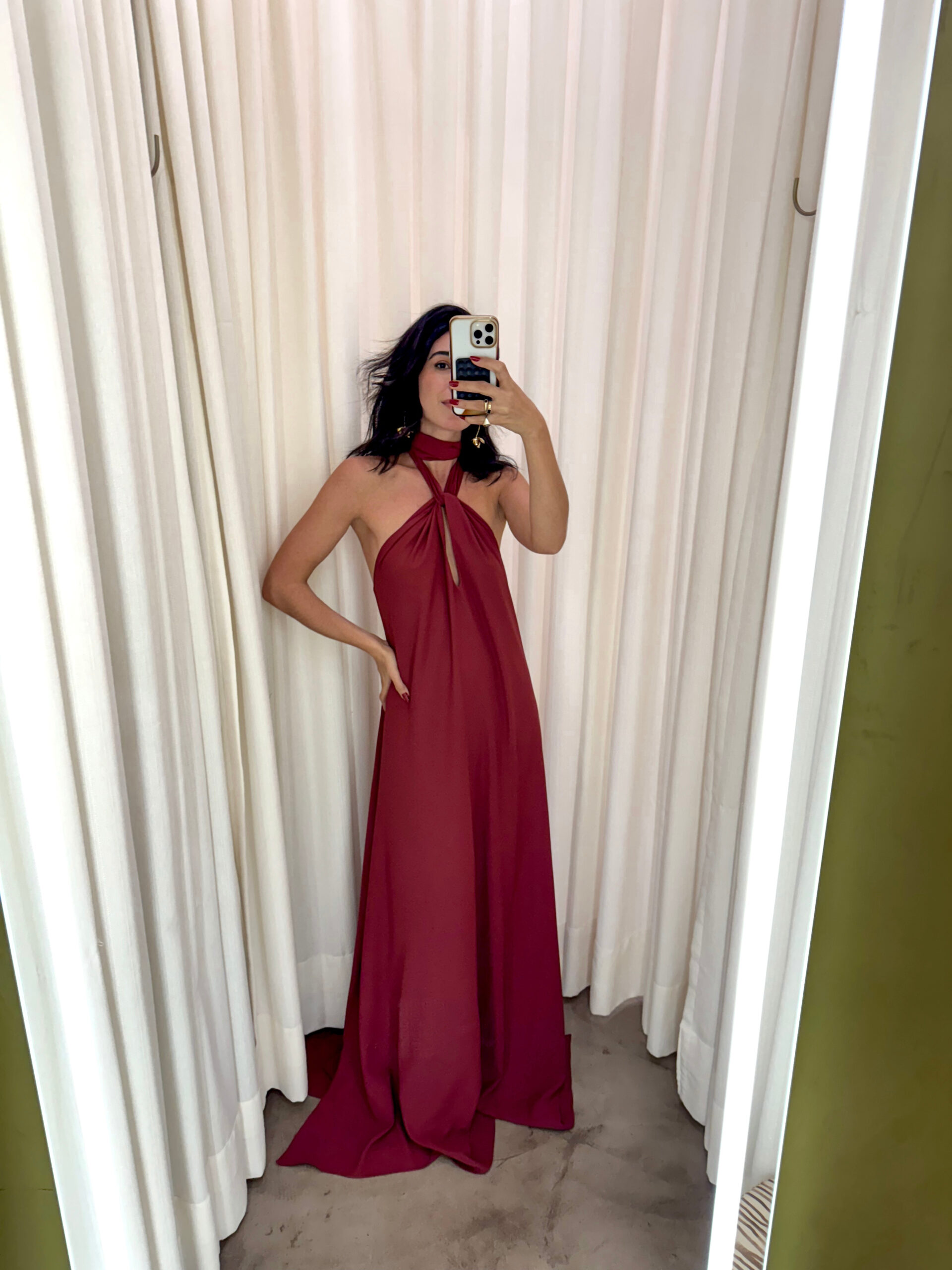 Vestido Dih - Vinho
