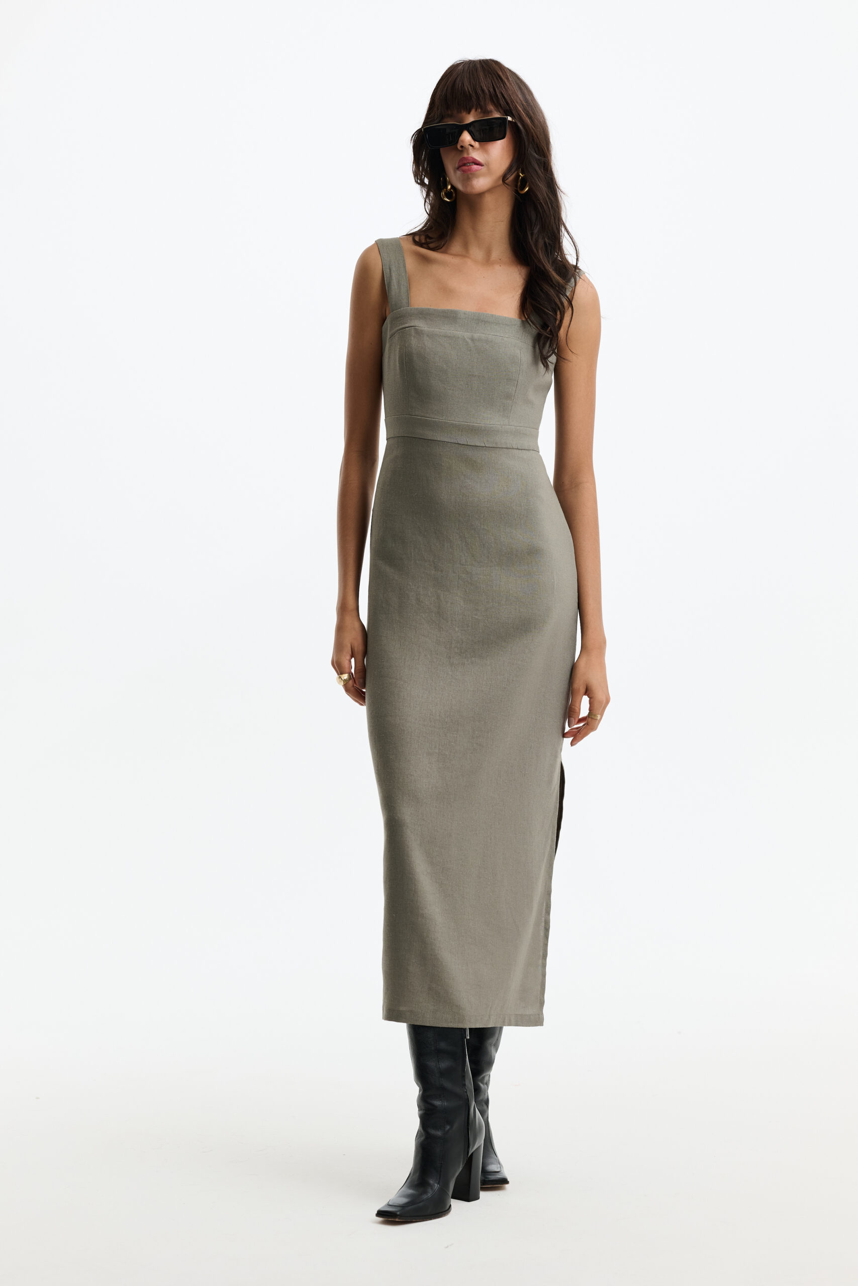 Vestido Paty - Cinza