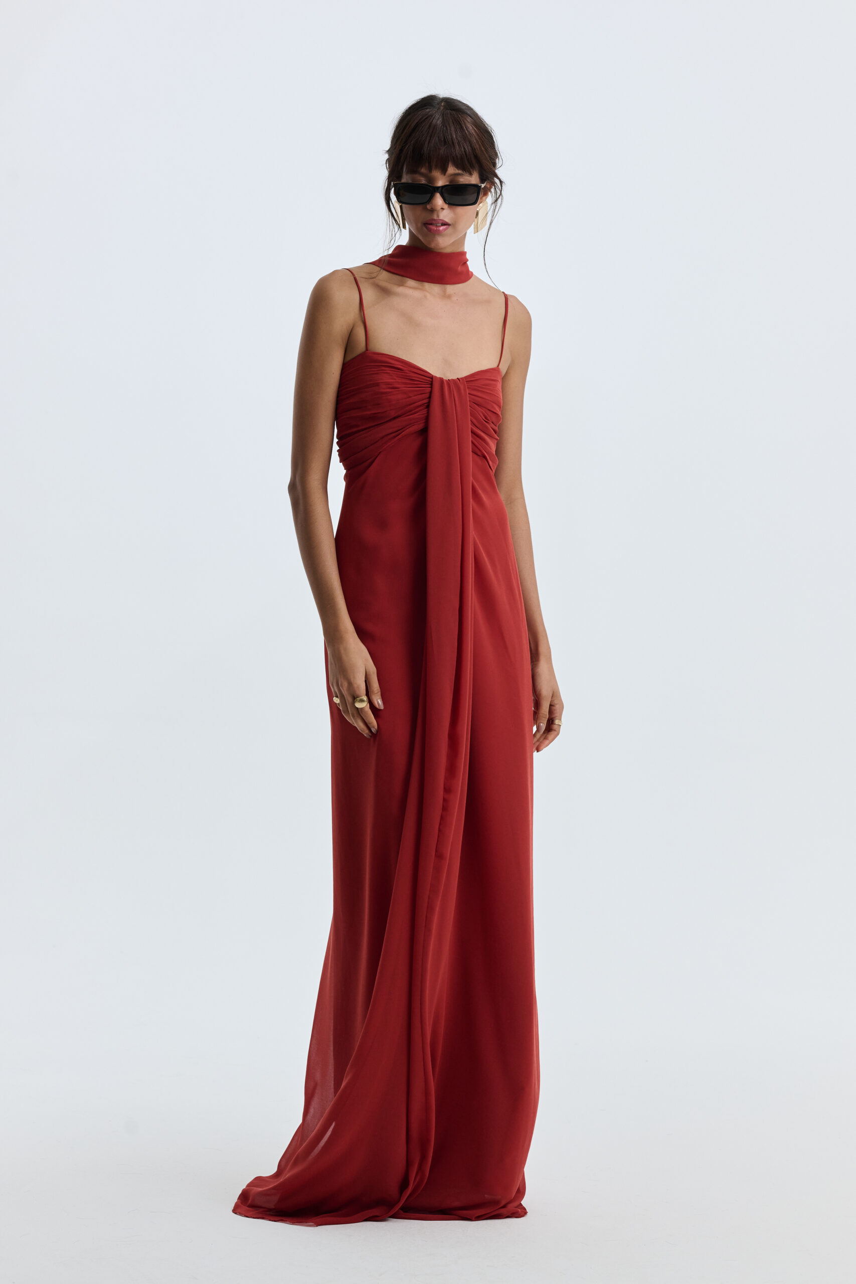 Vestido Chris - Terracota