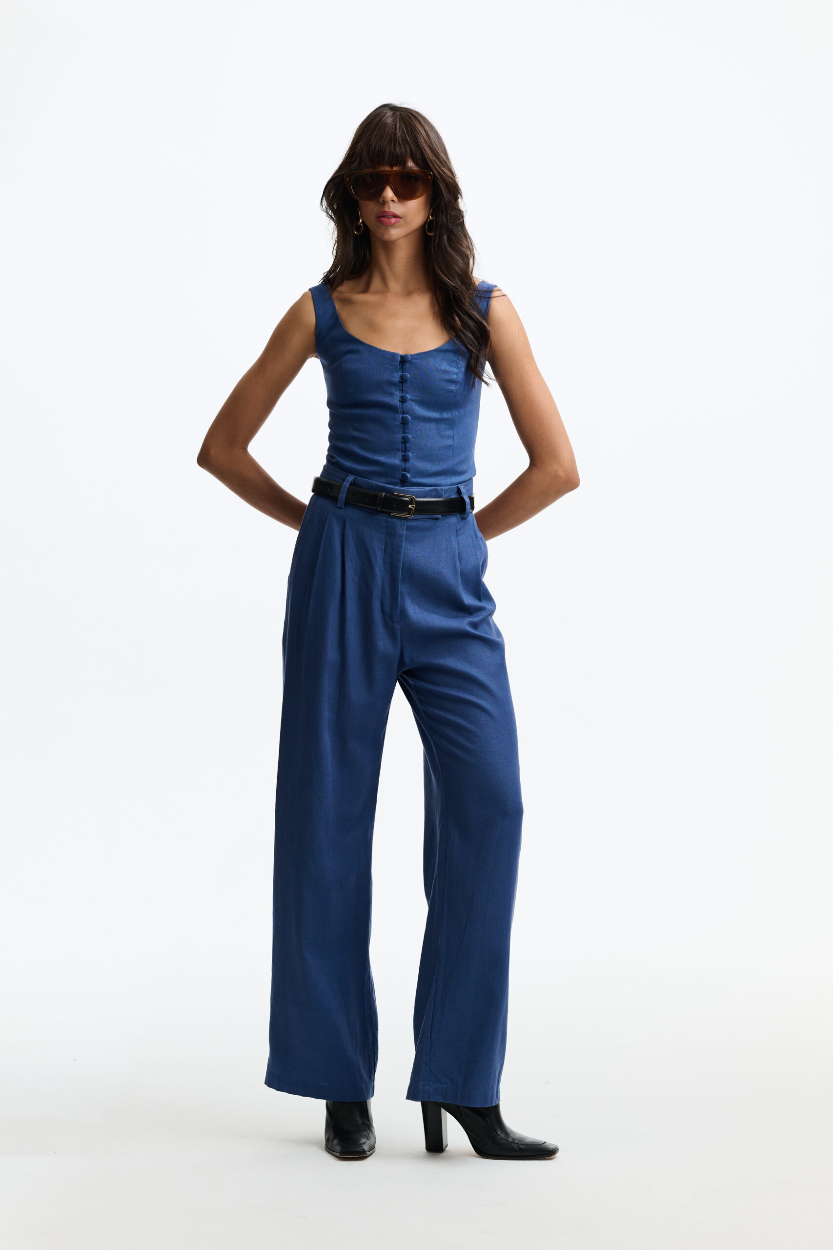 Corset Rita - Azul Nuvem