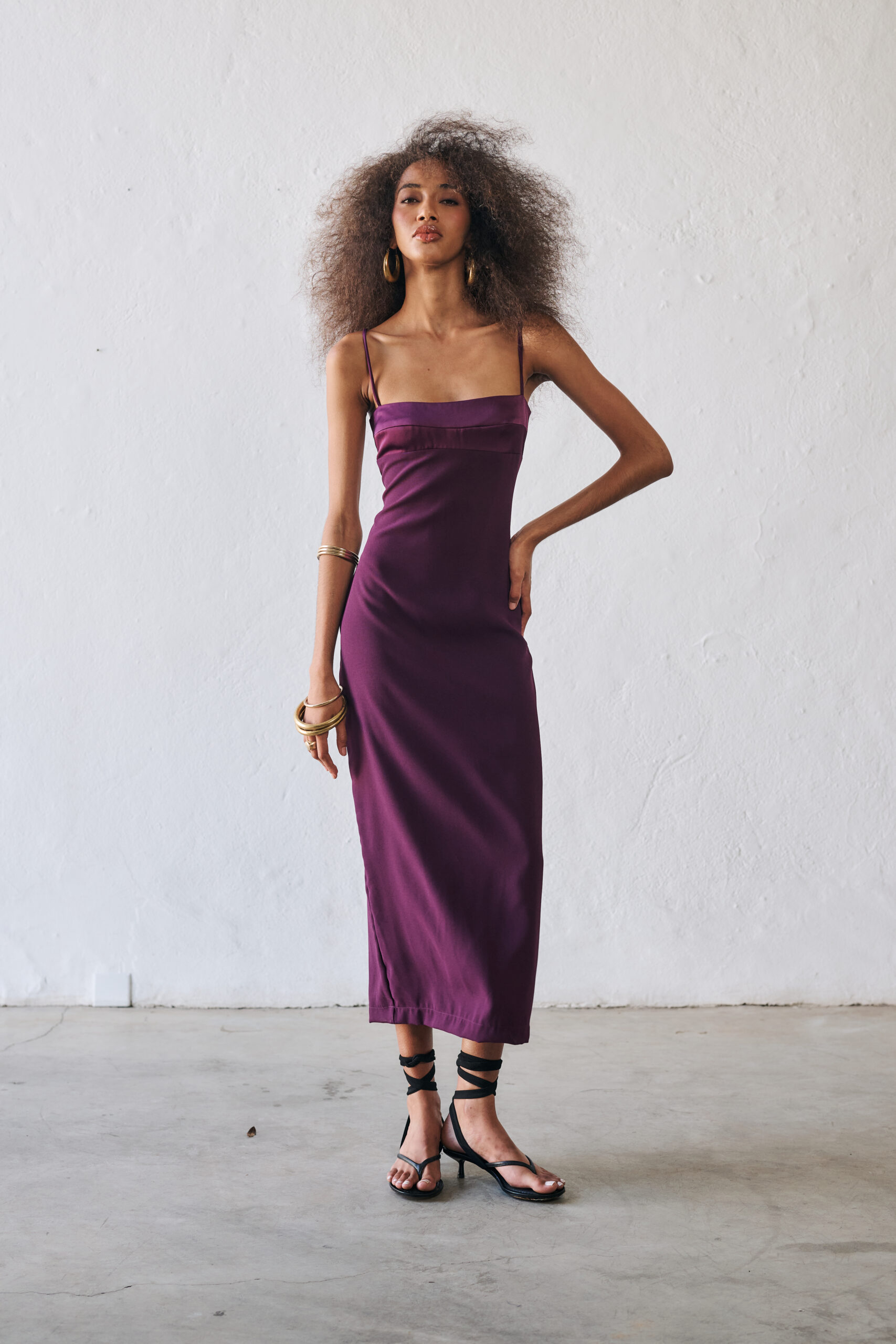 Vestido Bojo Reto Aria - Roxo