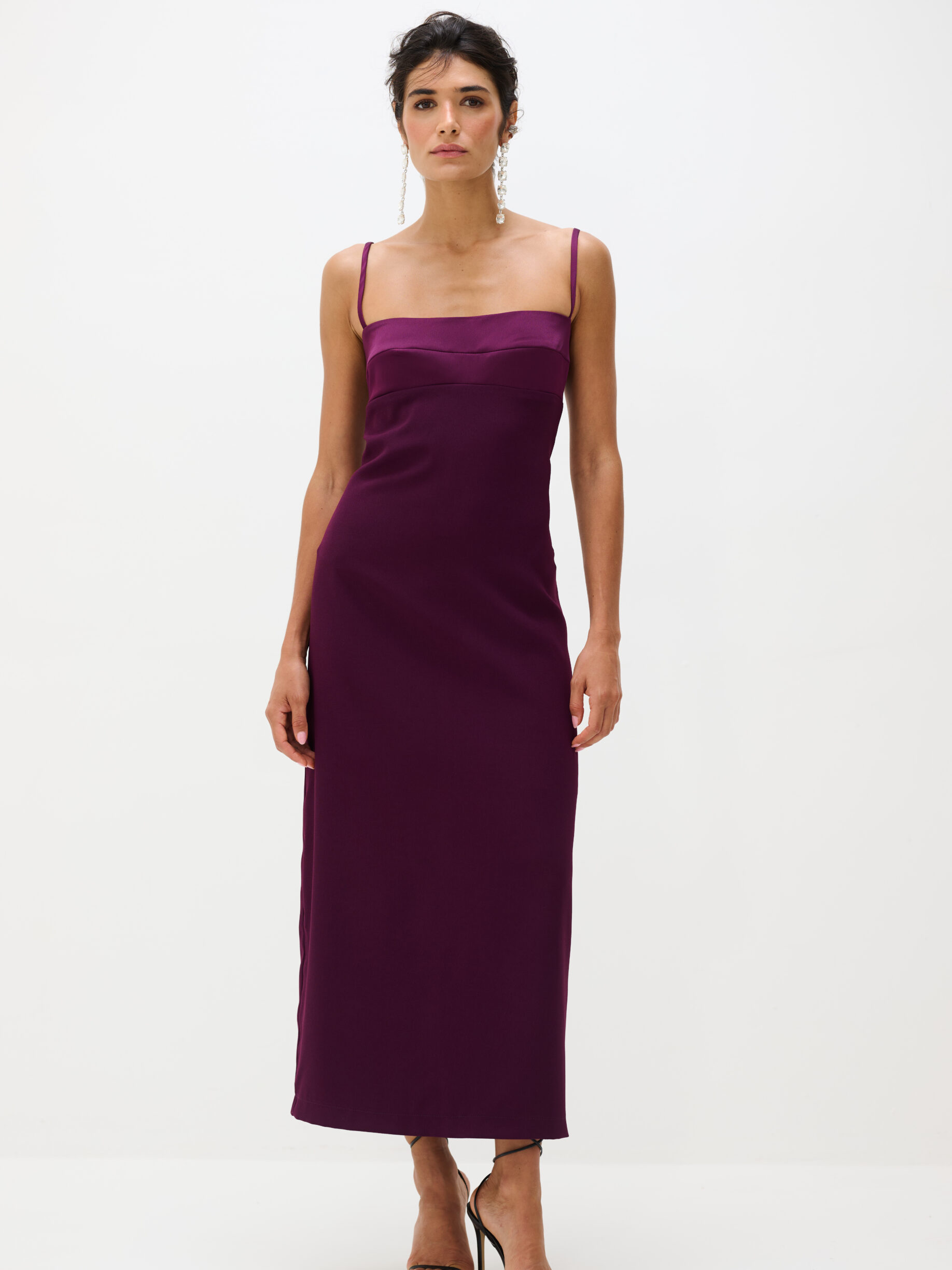 Vestido Bojo Reto Aria - Roxo