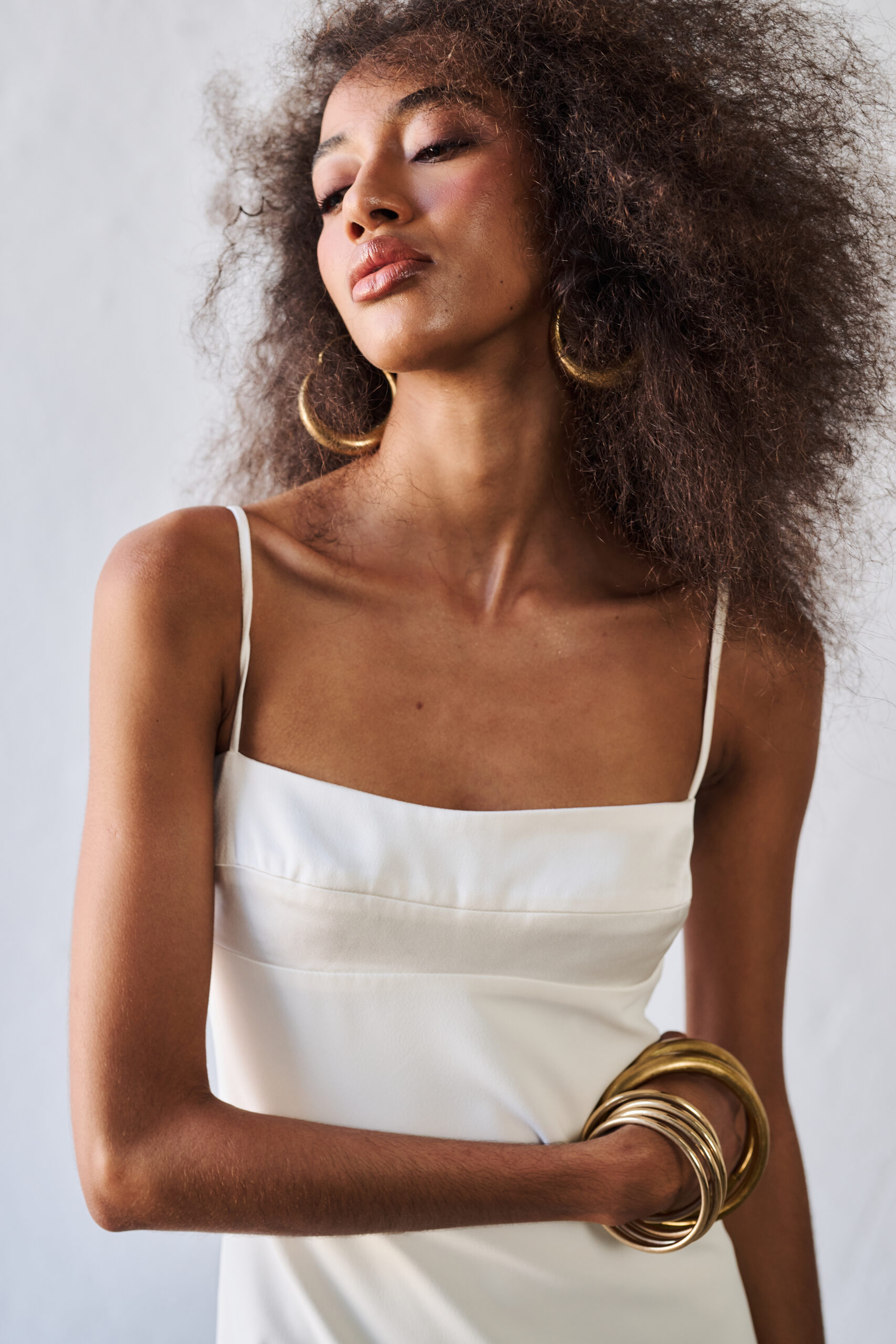 Vestido Curto Alças Finas Malu - Branco - Imagem 3