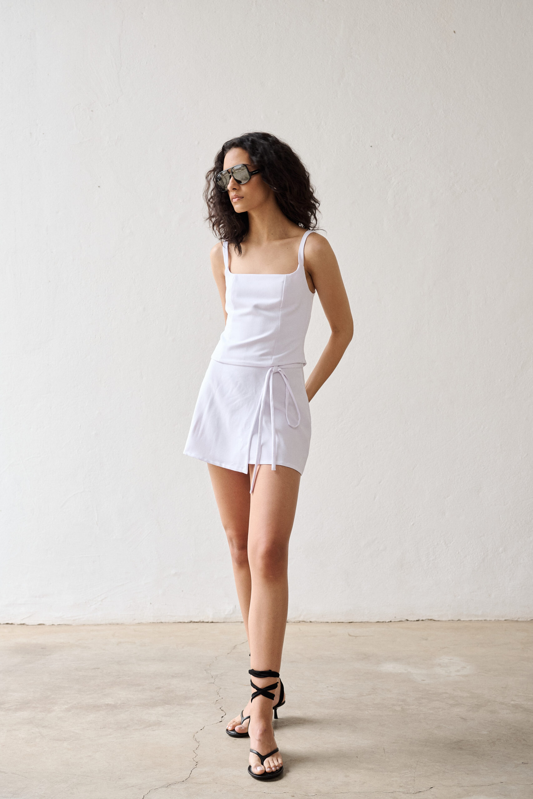 Blusa Decote Quadrado Mia - Branca - Imagem 3