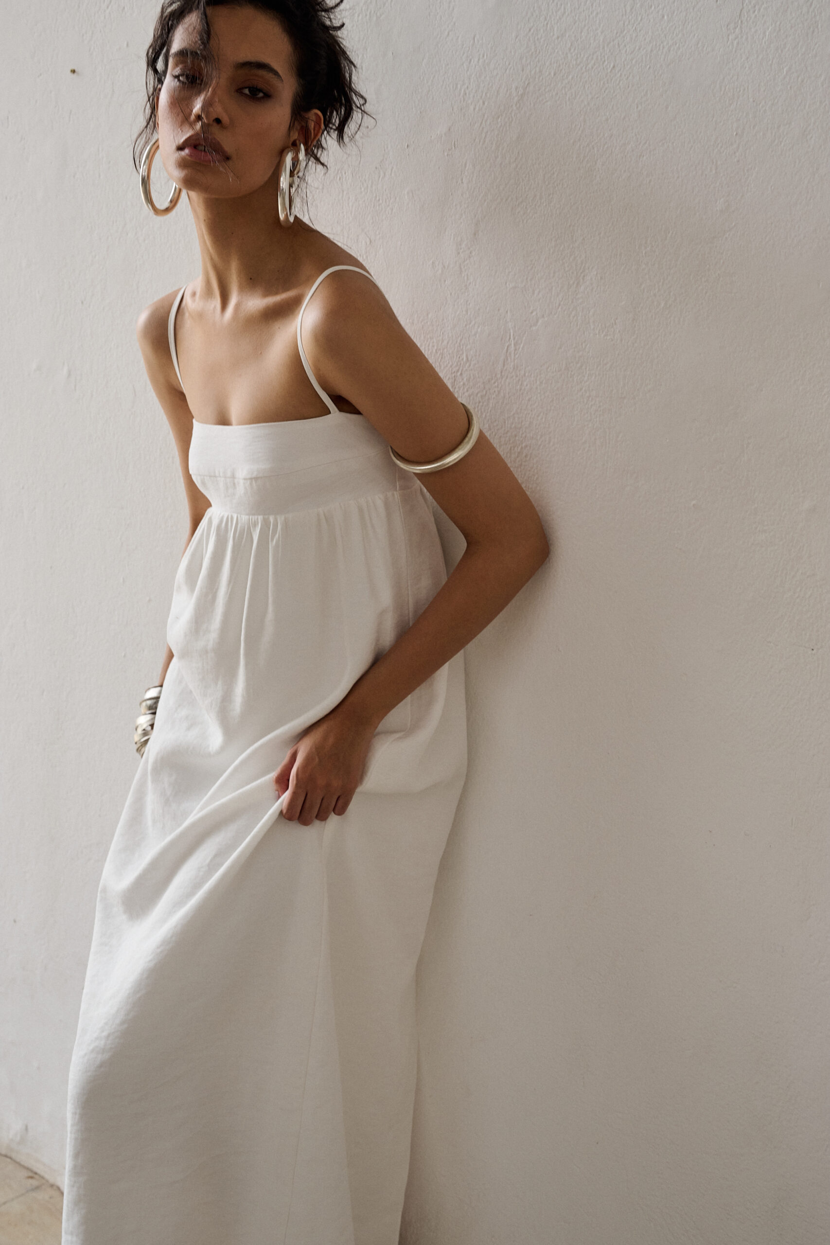 Vestido Longo Kora com Alcinhas - Off - Imagem 3