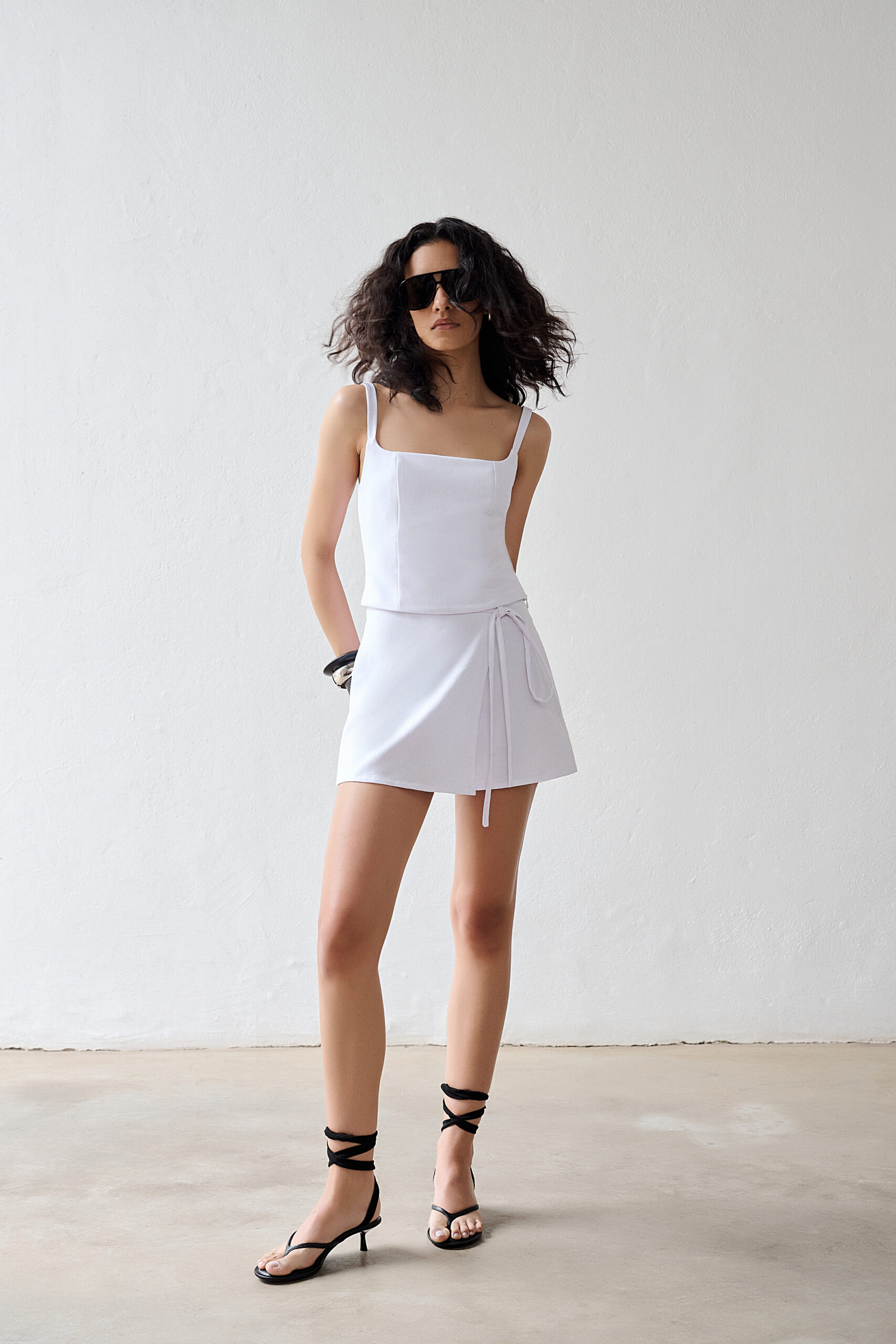 Blusa Decote Quadrado Mia - Branca