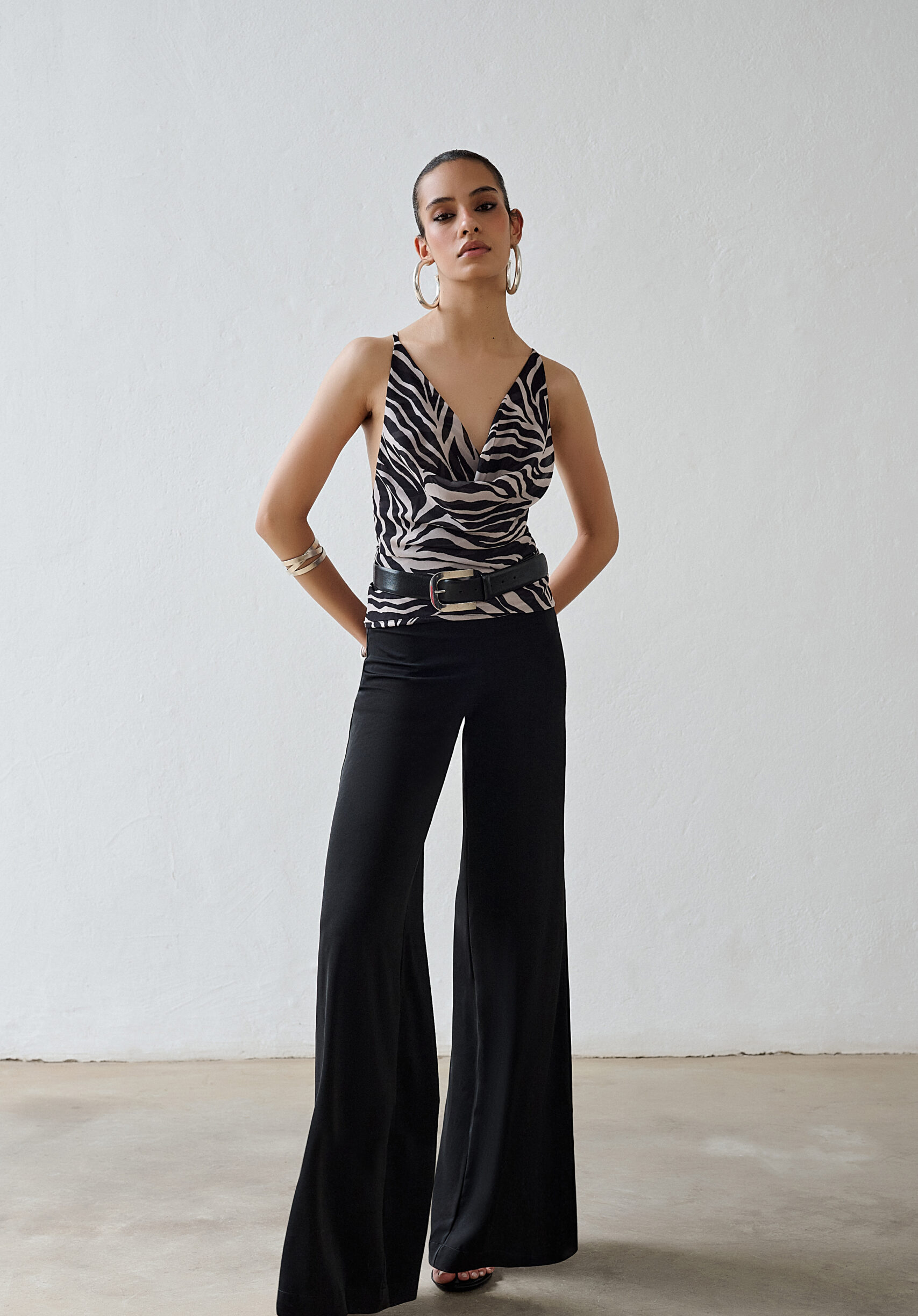 Calça Pantalona Mambo - Preta