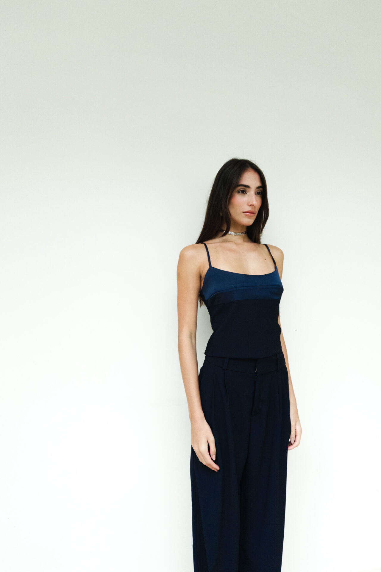 Calça de Alfaiataria Guta - Marinho