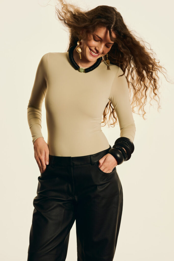 Body Manga Longa Frente e Verso Celine - Arena