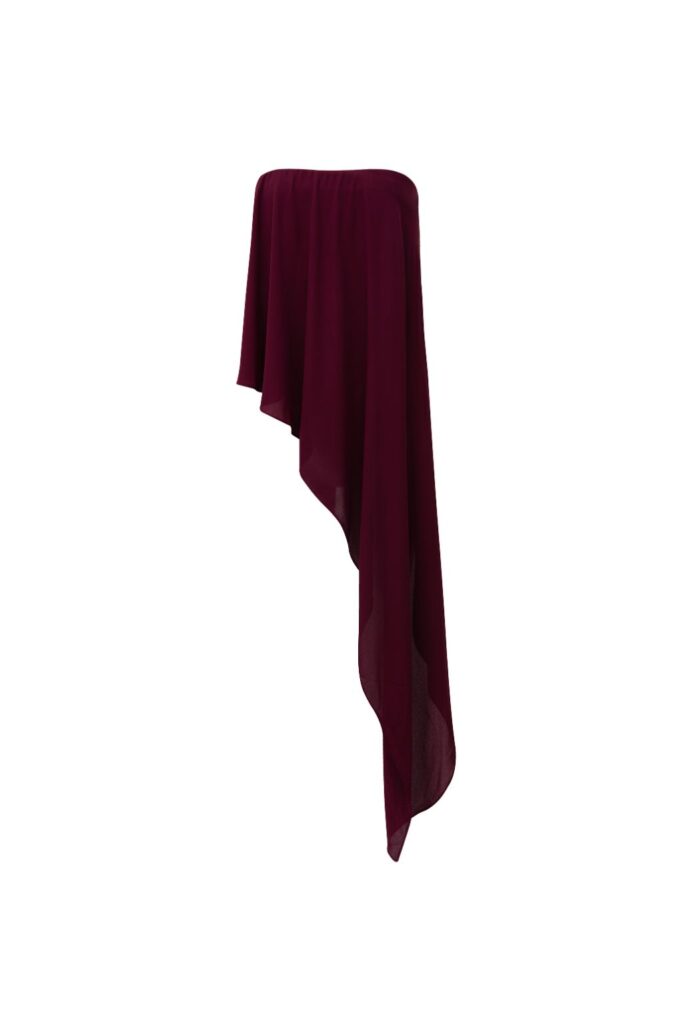 Conjunto Sem Alça Com Blusa Assimétrica e Saia Longa Siena – Uva - Imagem 5